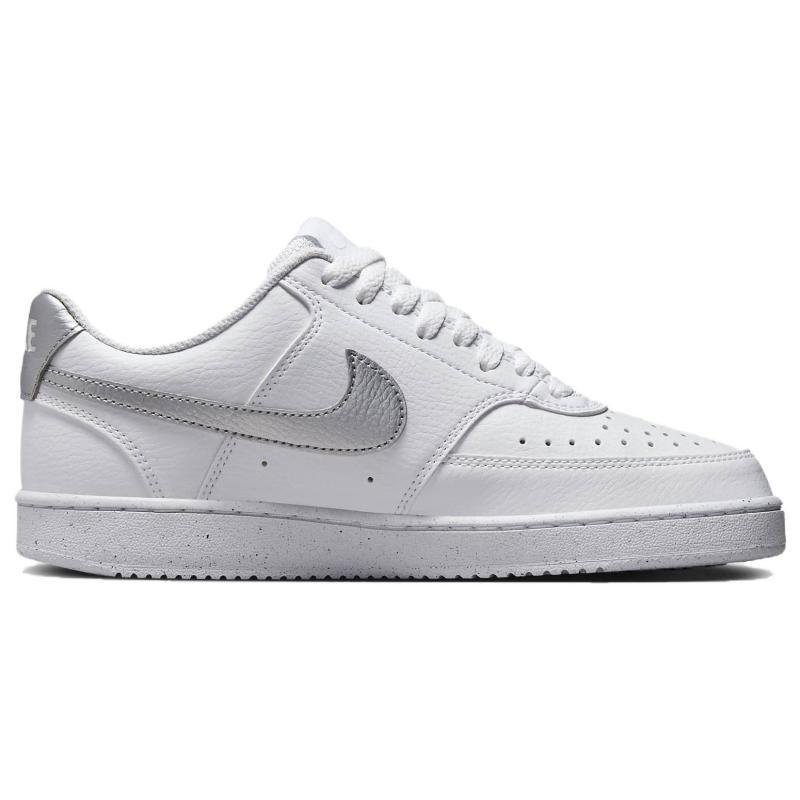 Nike Court Vision Low Next Nature White Metallic Silver Women's  DH3158-108
