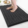 Tappetino da Bagno in Ciniglia Olanly Extra Morbido Shaggy Tappetino da Bagno Antiscivolo Tappeto da Pavimento per Bagno Assorbente Acqua Peluche Microfibra Tappeti Doccia
