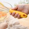 304 stainless steel new egg beater, household with silicone handle cream scraper mixer, baking tool