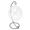 Hanging Glass Fish Tank Transparent Desktop Hanging Glass Fish Bowl with Stand for Office Home Decoration