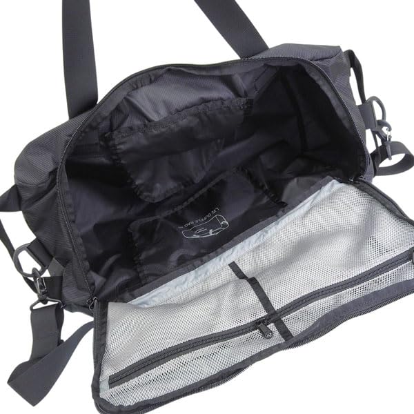 Duffel A4 Duffel 40 1133395 [Montbell] Men's Bag, Compatible, Nylon, L.W. (Black (BK))