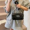 New Women's Bag Trend Versatile Fashion Trend Lock Chain Small Square Bag Single Shoulder Oblique Span Bag