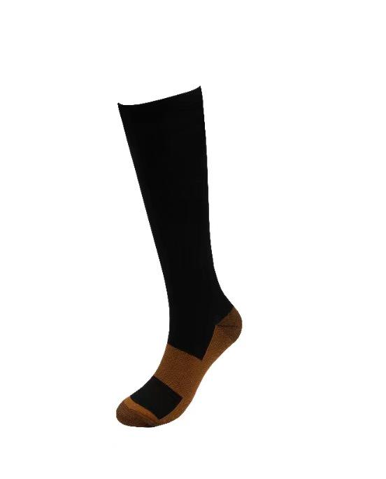 Copper Fiber Knee-High Compression Sports Socks