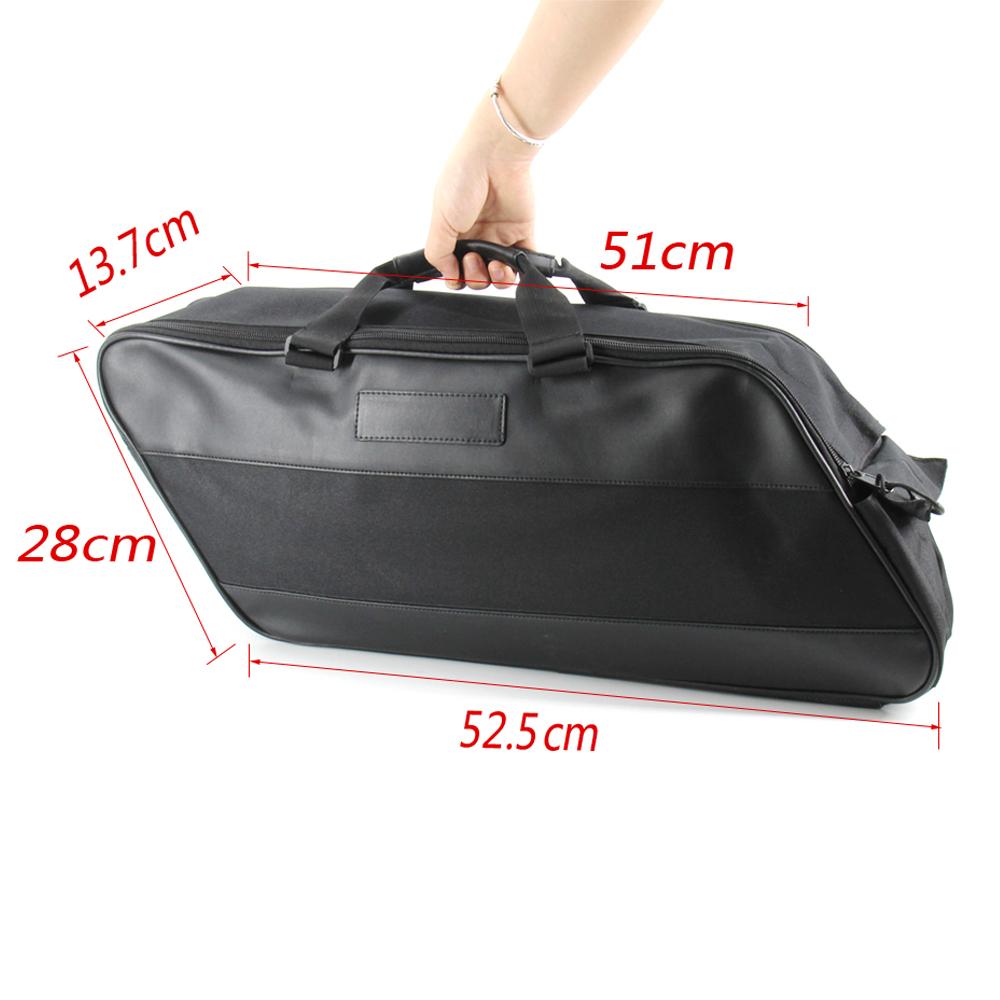 Motorcycle Saddle Bag Luggage Rack Liner Saddlebag 93-20 For Harley Touring Road King Electra Street Glide Ultra Tour FLTR
