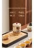 Portable Chinese-Style Tea Set: Quick-Brew, Water-Separating Cup for Travel, Outdoor, Camping, and Car Use.