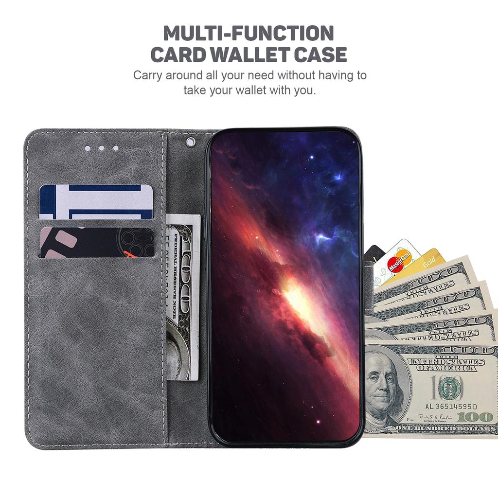 For Oppo Reno12 5G (Global) Wallet Phone Case Geometry Pattern Leather Flip Cover