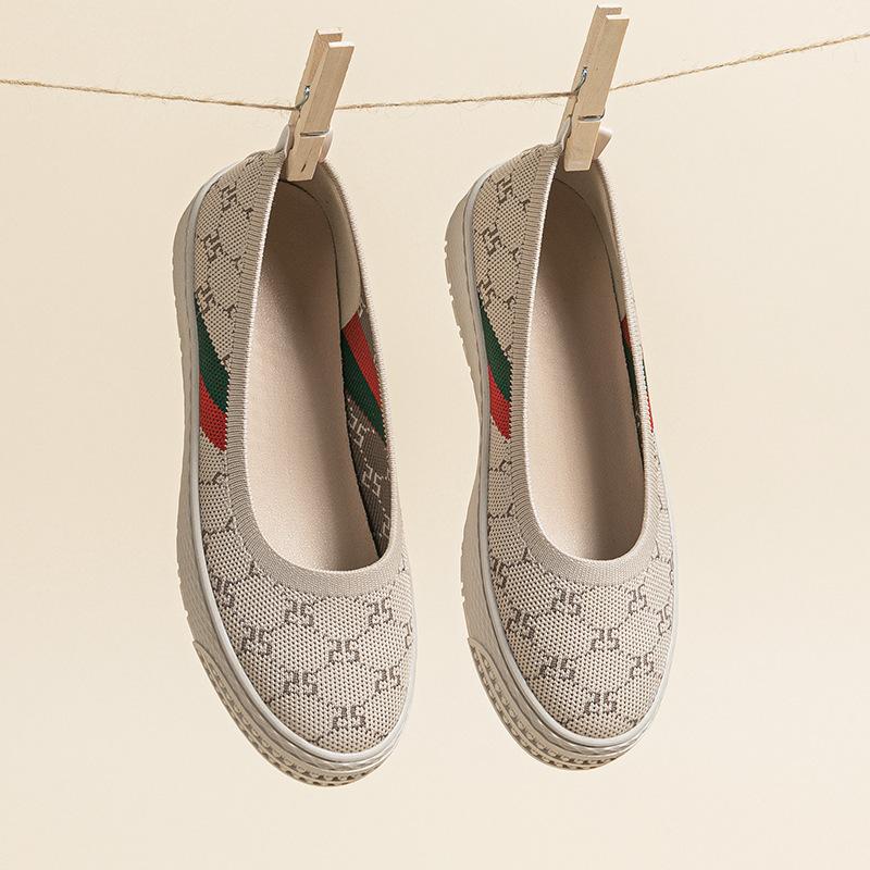 NYE Damesko Fritidssko Ensfarget Alle Aldre Slip On Fritidssko Komfortable Dame Mote Plattform Loafers Casual Sommersko