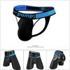 Men Sexy Briefs Big Pouch Cuecas Jockstrap T-Back Thongs Gay Tangas Mens Bikini Brief Fast Dry As Underwear Hollow Out Swimwear