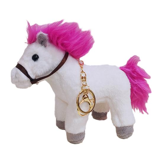 Huggable Pony Plush Toy for Kids Soft Stuffed Animal for Bedtime & Cuddling Realistic Spotty Horse Doll Gift for Children Toddlers
