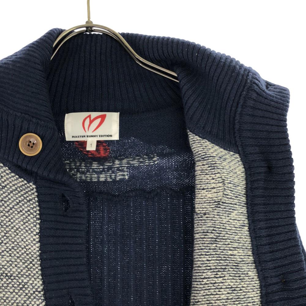 MASTER BUNNY EDITION Made In Japan Wool Golf Long Sleeve Knit Cardigan 1 Women Used