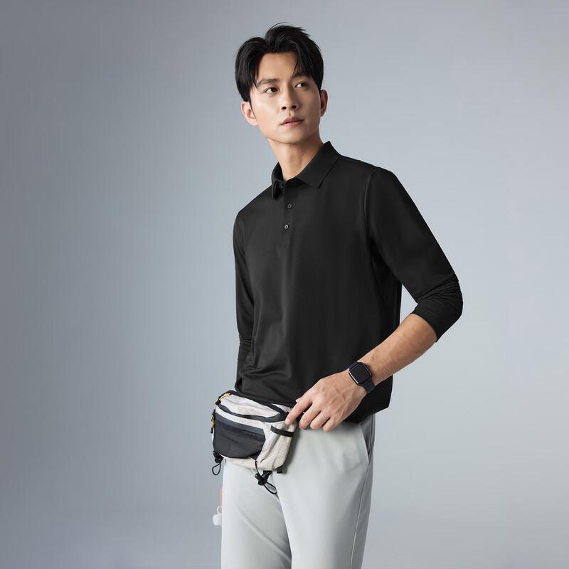 Lilang Men's Long-Sleeve Business Polo Shirt