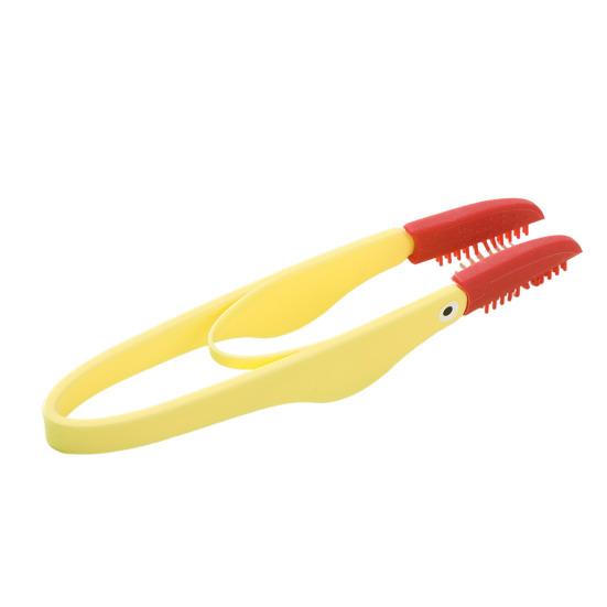 Pet Eye Care Brush Soft Silicone Tear Stain Remover Comb Dogs Eye Cleaner Brush with Anti-Slip Handle Gentle Pet Grooming Tool