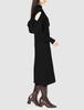 Snidel Open Arm Knit Dress Size F Women's SWNO225060, Black,