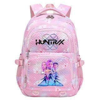 Kpop Demon Hunter Printed Backpack Female Student School Bag Large Capacity Lightweight Casual Backpack Trendy Fashion