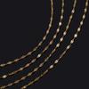 No Fade 2meters Stainless Steel Lip Chain Multi-Size Metal Bulk Chain for Necklace Bracelet Chain DIY Jewelry Making Accessories