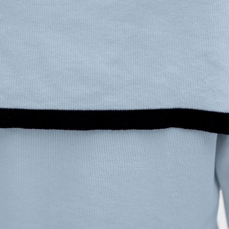 Moka Na Women's Contrast Sailor Collar Knit Top