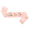 Gold Foil Bachelorette Party Sash Set: 'BRIDE TO BE' & 'TEAM BRIDE'