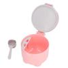 Baby Food Containers Large Pink Safe PP Material Sufficient Capacity Compact Portable Cute Style