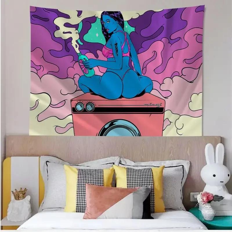 Nicki Minaj Flag Hanging Bohemian Tapestry Cheap Hippie Wall Hanging Bohemian Wall Tapestries Mandala Wall Hanging Home Decor