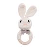 1Pc Baby Ratter Toys Wooden Teether Crochet Animals Bpa Free Rattle Toy Newborn Amigurumi Teether Baby Rattles Gifts For Newborn