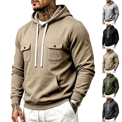 Men's Casual Loose Fit Pullover Hoodie Sweatshirt for and Winter