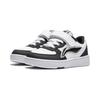 Li Ning Kids Comfortable Versatile Shock Absorbing Durable Low Top Casual Shoes Kids Sneaker Black White YKNS134-15