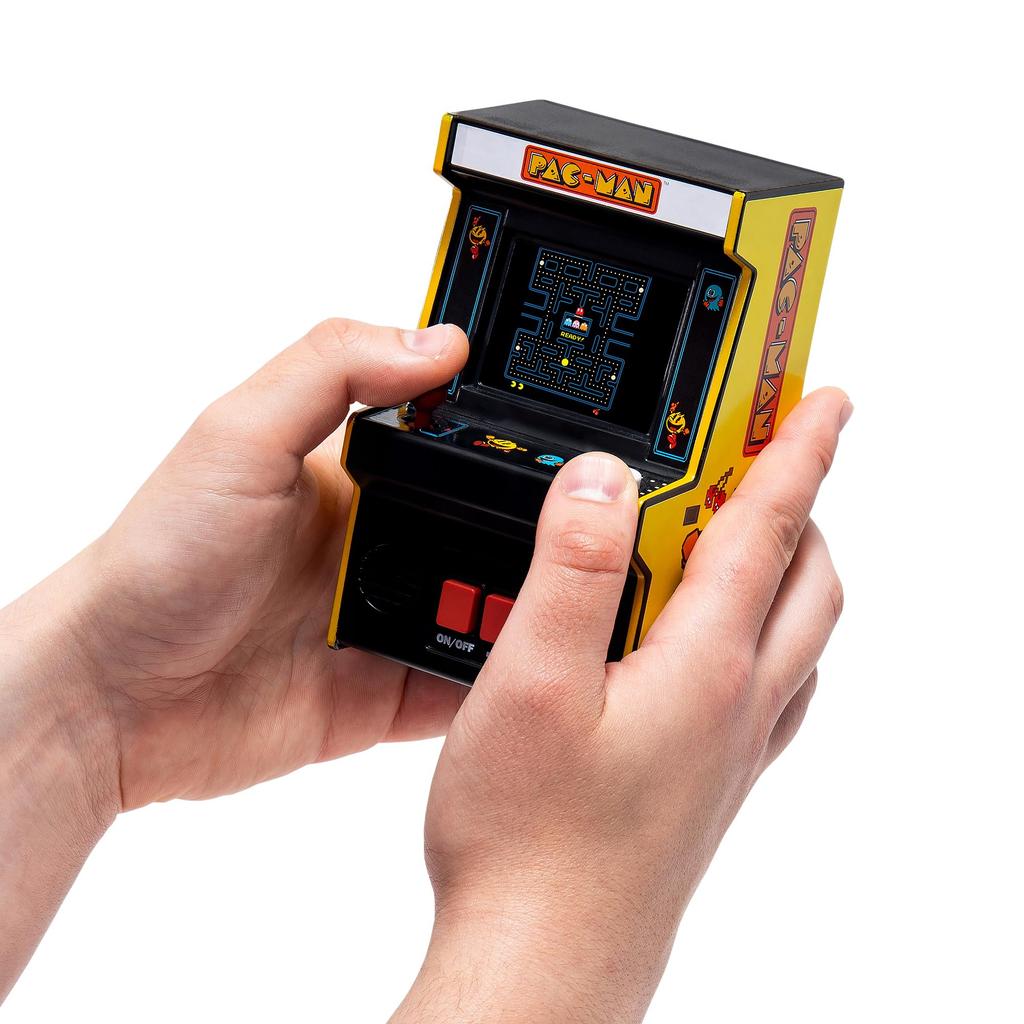Arcade Classics Retro Mini Arcade Game with Full Color Screen Classic Handheld Electronic Game Console 90s Great Gift for Kids Ages Pac-Man - Toys, 8+