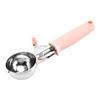Heavy Duty Stainless Steel Ice Cream Scoop for Smooth Scooping and Serving Ice Cream Fruits Cookies and Dough Ergonomic Handle