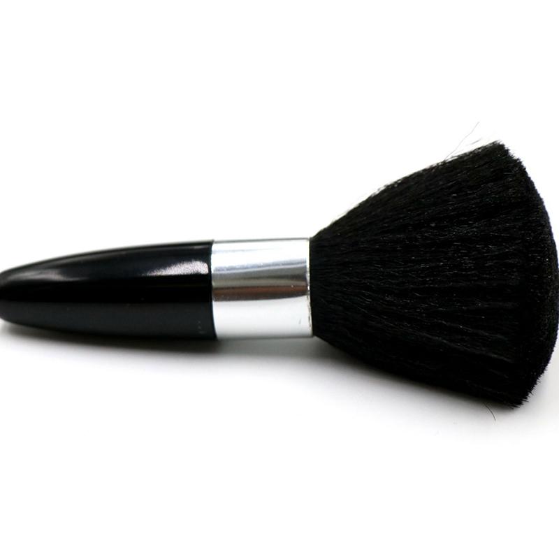 1 Adet Yumuşak Boyun Yüz Toz Fırçası Berber Siyah Sakal Fırçaları Saç Temizleme Saç Fırçası Salon Kesim Kuaför Şekillendirme Makyaj Aletleri