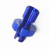 Blue Motorcycle M10 10mm Clutch Lever Cable Adjuster Kit Bolt Lock Nut YZF GSXR
