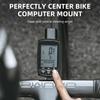 ROCKBROS Bike Computer Mount, Out Front Aluminum Bicycle Computer Mount for Road Bikes Aero Integrated Handlebar Compatible with Garmin, Wahoo,