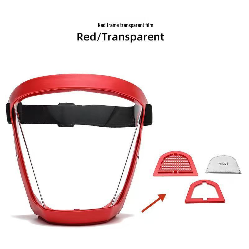 High-Definition Transparent Anti-Droplet Dustproof Protective Face Shield Goggles for Cycling