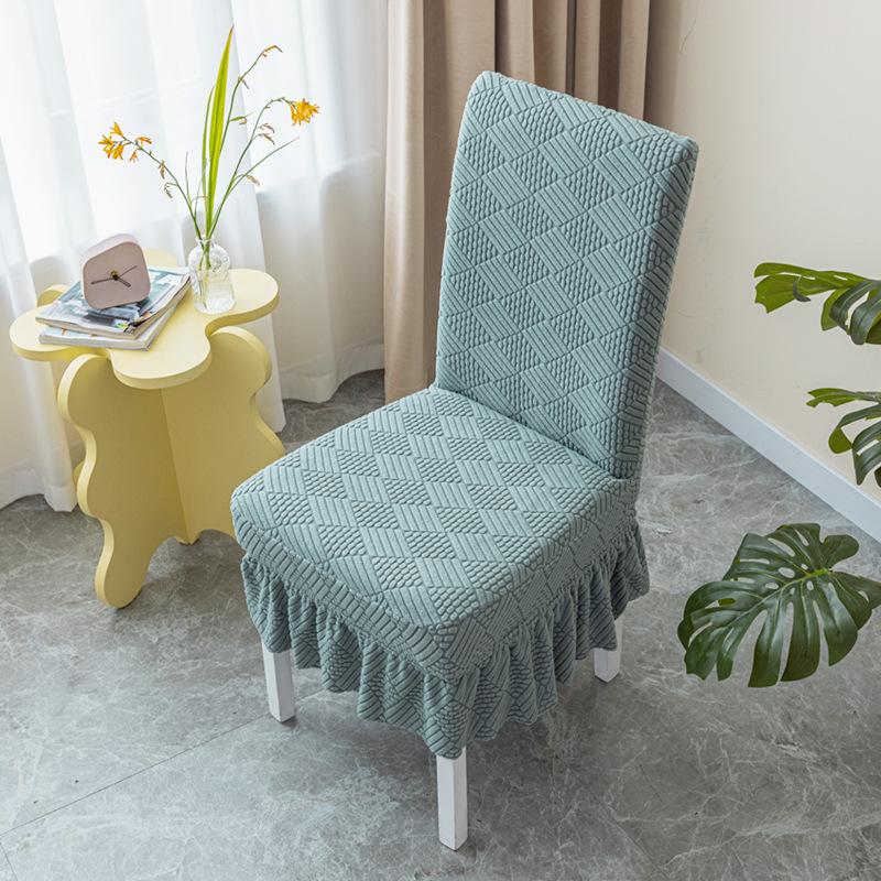 Household Chair Cover Cushion Backrest Integrated Dining Chair Cover Universal Bench Cover Seat Cover Elastic Dining Table Chair Cover
