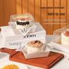 Disposable Kraft-Style Cake & Dessert Boxes