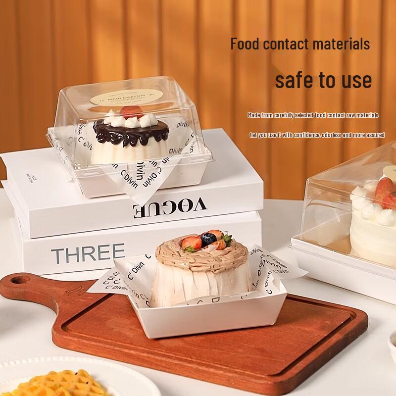 Disposable Kraft-Style Cake & Dessert Boxes