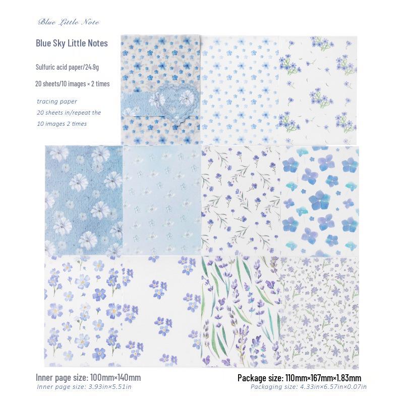 

Komachi Flower Garden Retro Floral Journal Paper for DIY Decoration