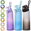 Colorful Flavor Infuser Water Bottle With Seven Aromatic Flavor Rings For Fun Hydration
