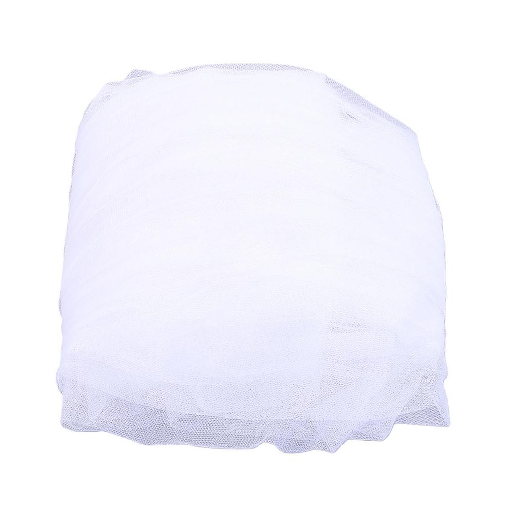 Net Bed Canopy Breathable Ceiling Hanging Bed Curtain Netting for Single Beds Full Size Beds White