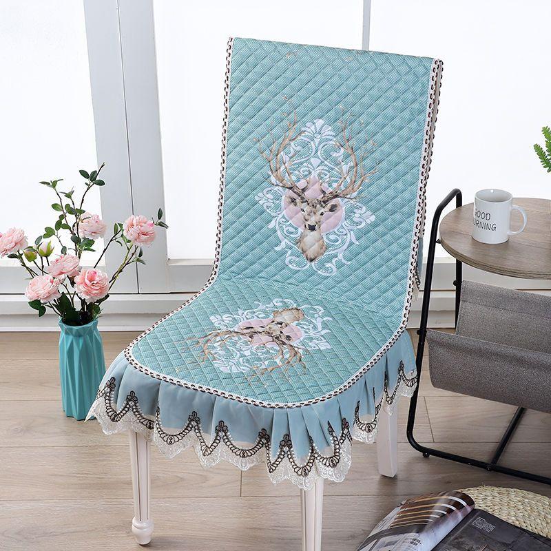 Advanced Universal Chair Cover Simple Dining Cushion Covers Table Tablecloth Home Decor Fabric Art Various Size Integrated and Split Styles Seat Mat
