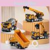 Engineering Vehicle Alloy Inertia Construction Toy For Kids Playroom
