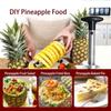Pineapple Cutter - Stainless Steel - Non-slip Handle - Easy To Clean - Kitchen - 24x8.5cm