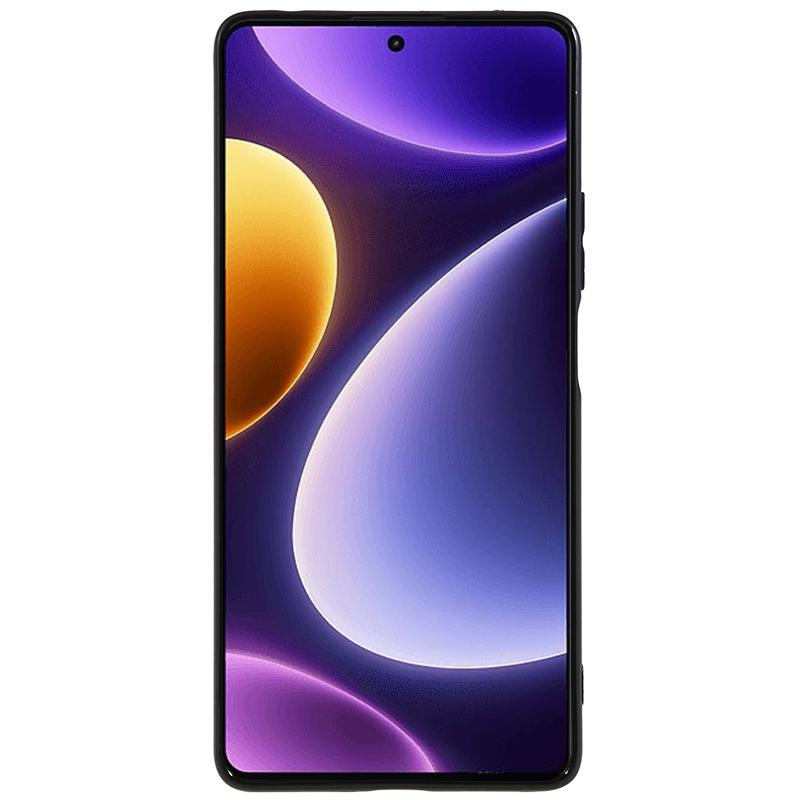 

For Xiaomi Redmi Note 12 Turbo/Poco F5 5G Soft TPU Phone Case Glossy Phone Cover Black