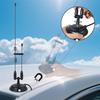 Antena Móvil con Base Magnética MP para Coche o Antena de Radioaficionado para Interior con Cable Coaxial RG58 144/430MHz y VHF/UHF Base, Conector, Uso, (Negro)