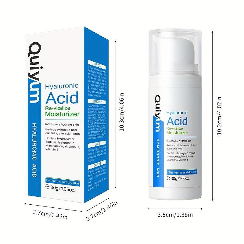 Hyaluronic Acid Moisturizer Deep Hydration Skin Brightening Pore Tightening Long Lasting Nourish Rejuvenate Face Cream