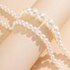 Double Row Choker Necklace Elegant Design Clavicle Chain New Pearl Beaded Necklace  Jewelry