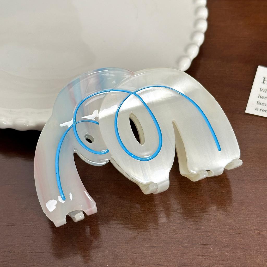 Elegant Dorwei Designer Acetate Hair Clip For Stylish High Ponytails In Unique Colors