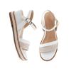 Misope Ivory Platform Sandals 6cm 011924713