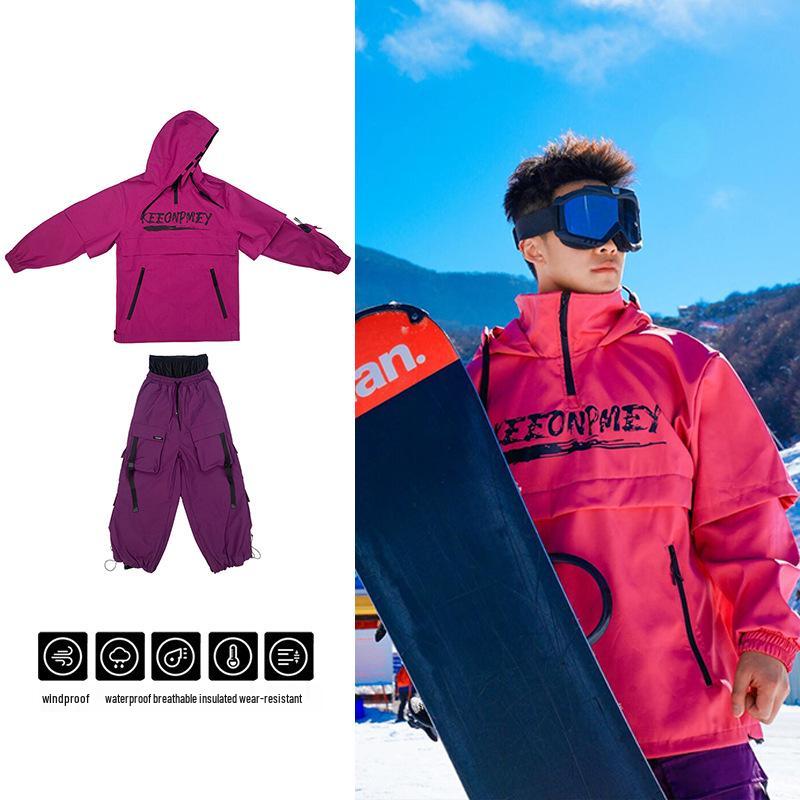 Unisex Amerikanisches Skianzug-Set 2025: Wasserdichte, isolierte Snowboardhosen & Ausrüstung