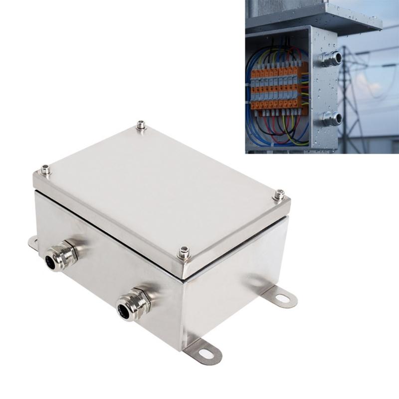 Stainless steels Outdoor Waterproof Cable Split Junction Box Electrical Junction Box Cable Connector Easy to Install