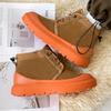 Fashion 2025 New Winter men boots  Slippers Warm Men Shoes Waterproof Non-Slip Plush Sneakers Male Leather  Boots size 38-44